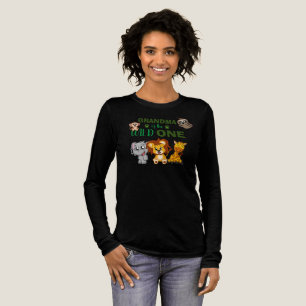 T-shirt En Tri-matière Anniversaire de Grand-mère Jungle Safari Zoo Anima
