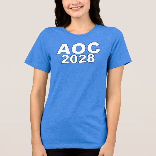 T-SHIRT  EN TRI-MATIÈRE AOC 2028 (Recto)