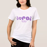 Aotearoa Nouvelle-Zélande Koru - violet