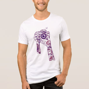 T-shirt En Tri-matière Appareil Photo Vintage & Tatouages