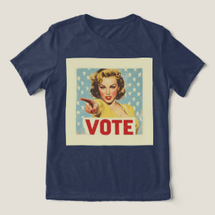 T-shirt En Tri-matière Appel à l'action patriotique : Votez !