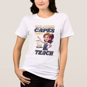 T-shirt En Tri-matière Appréciation de l'enseignant pour les vrais héros