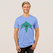 T-shirt En Tri-matière Aquaman Déjeuner en avant - Turquoise (Recto plein)