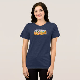 T-shirt En Tri-matière Aquarelle africaine, Colorée Magnifique Danse keny