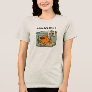 T-shirt En Tri-matière Aquascaping Poisson Drôle – Humour d'Aquarium