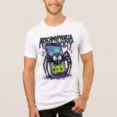 T-shirt En Tri-matière Arachnophobia Society - Nous Vous Voyons T-Shirt (Recto)
