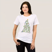 T-shirt En Tri-matière Arbre de Noël de Kitties par Sandra Boynton (Recto plein)
