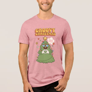 T-shirt En Tri-matière Arbre de Noël super - Vibes Holly Jolly