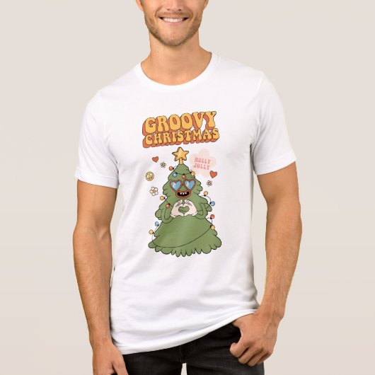 T-shirt En Tri-matière Arbre de Noël super - Vibes Holly Jolly (Recto)