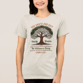 T-shirt En Tri-matière Arbre de vie | Réunion familiale (Recto)