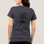 T-shirt En Tri-matière Arbre d'Halloween Goth Tree (Verso)