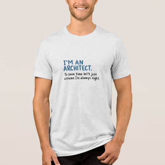 T-shirt En Tri-matière Architect - I'm (Recto)