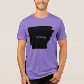 T-shirt En Tri-matière Arkansas State Map Belong (Recto)