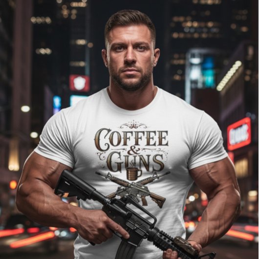 T-shirt En Tri-matière Armes & Café