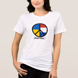 T-shirt En Tri-matière Arrêter la guerre ukrainienne en Russie, la paix m