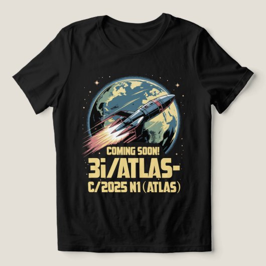 T-shirt En Tri-matière Arrivée de la comète extraterrestre 3I/Atlas C/202 (Design Recto)