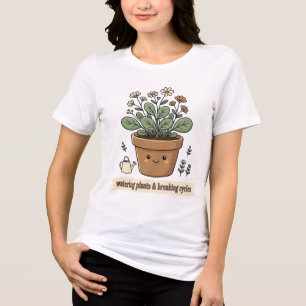 T-shirt En Tri-matière Arrosage des plantes et rupture de cycles -