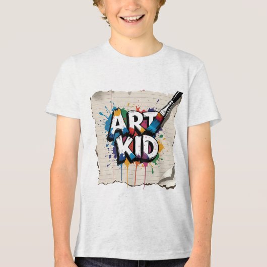 T-shirt En Tri-matière Art Class for Sketchbook Rebels & Art Teachers (Recto)