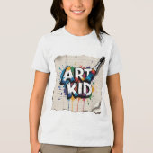 T-shirt En Tri-matière Art Class for Sketchbook Rebels & Art Teachers (Recto)