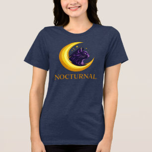 T-shirt En Tri-matière art de chat noir