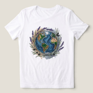 T-shirt En Tri-matière Art de l'aquarelle de la paix mondiale