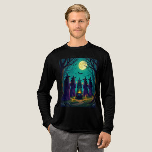 T-shirt En Tri-matière Art d'Halloween de la cuisine des années 1970