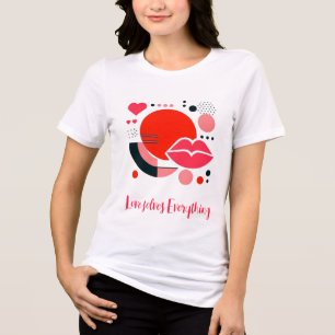 T-shirt En Tri-matière Art Pop Amour Moderne