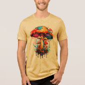 T-shirt En Tri-matière Art Psychédélique - Super Mushroom Driving (Recto)