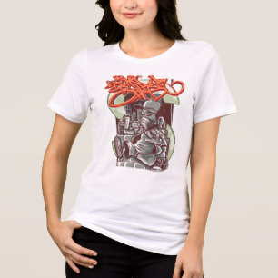 T-shirt En Tri-matière Artiste de Graffiti Urbain 1