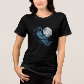 T-shirt En Tri-matière Astronaut with Moon Dice (Recto)