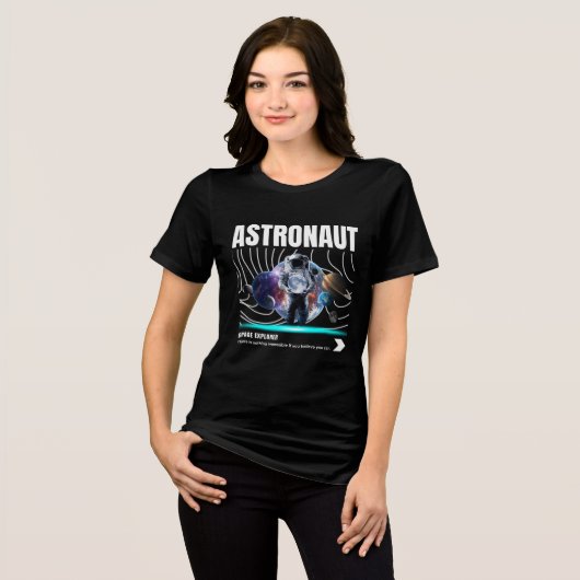 T-shirt En Tri-matière Astronaute (Recto plein)