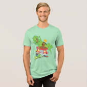 T-shirt En Tri-matière Attaque Scooby Doo T-Rex (Recto plein)