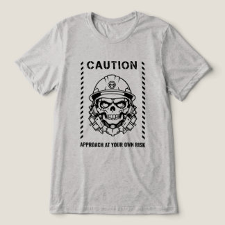 T-shirt En Tri-matière Attention - Approche à vos risques
