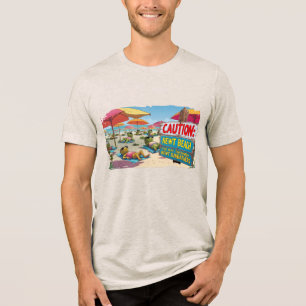 T-shirt En Tri-matière Attention : Plage du Triton
