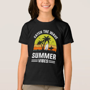 T-shirt En Tri-matière Attrapez la vague Vibe d'été-64193