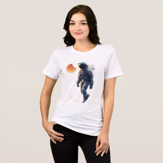 T-shirt En Tri-matière "Au-delà des étoiles : l'astronaute Silhouette T-S