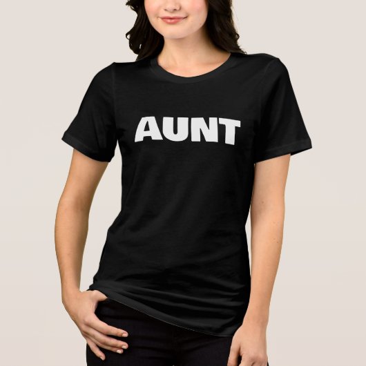 T-shirt En Tri-matière Aunt Family Photoshoot Bold Lettered (Recto)