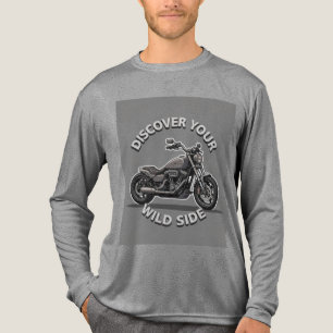 T-shirt En Tri-matière Autocollant d'art de moto à deux roues