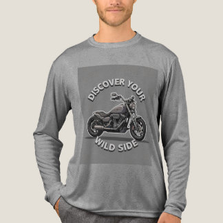 T-shirt En Tri-matière Autocollant d'art de moto à deux roues