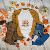 Automne Floral Cottage Core Teacup fête d'annivers