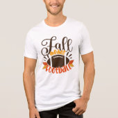 T-shirt En Tri-matière Automne signifie football (Recto)