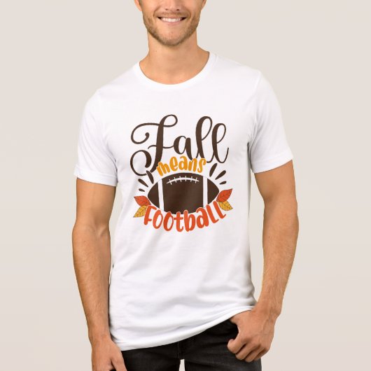 T-shirt En Tri-matière Automne signifie football (Recto)