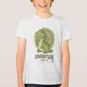 T-shirt En Tri-matière Aventure Dino (Recto)