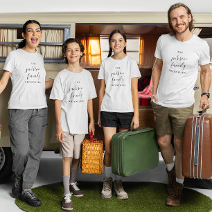 T-shirt En Tri-matière Aventures familiales Minimaliste moderne origina