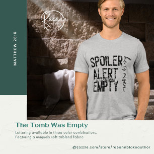 T-shirt En Tri-matière Avertissement Spoiler - Le Tombeau était Vide T-Sh