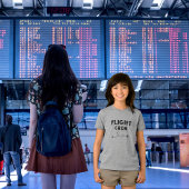 T-shirt En Tri-matière Avion d'équipage de conduite volant Vacances moder