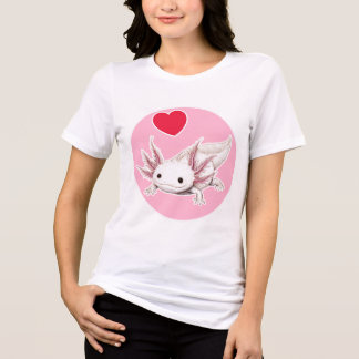 T-shirt En Tri-matière Axolotl Mignon 
