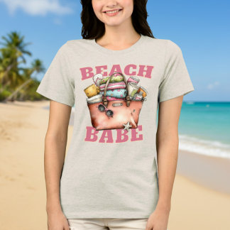 T-shirt En Tri-matière Babe de plage d'été