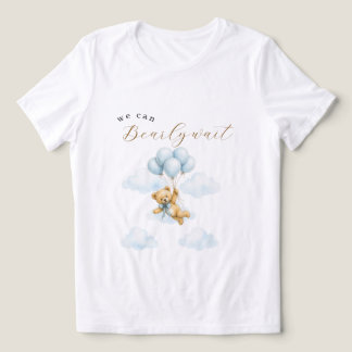 T-shirt En Tri-matière Baby Shower Personnalisé pour Garçon 'On Peut à Pe