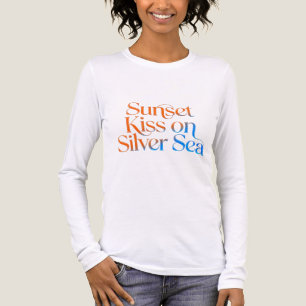 T-shirt En Tri-matière Baiser de coucher de soleil sur la mer d'argent Ty